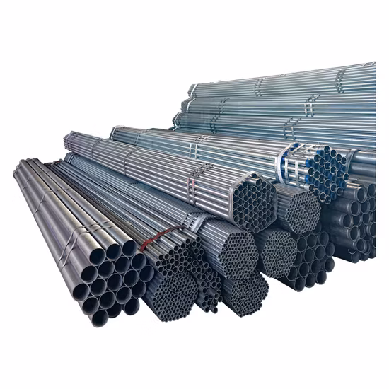 Haute qualité Q235 Q345 4 pouces tuyau en acier rond galvanisé à chaud tuyau Gi Tube en acier pré-galvanisé
